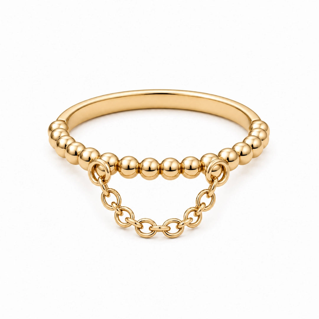 Lotus Chain Ring