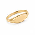 Saﬀron Signet Ring